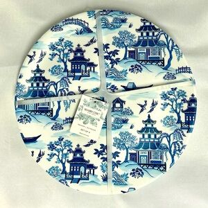 Shabby Chic Dining Shabby Chic Melamine Chinoiserie Blue